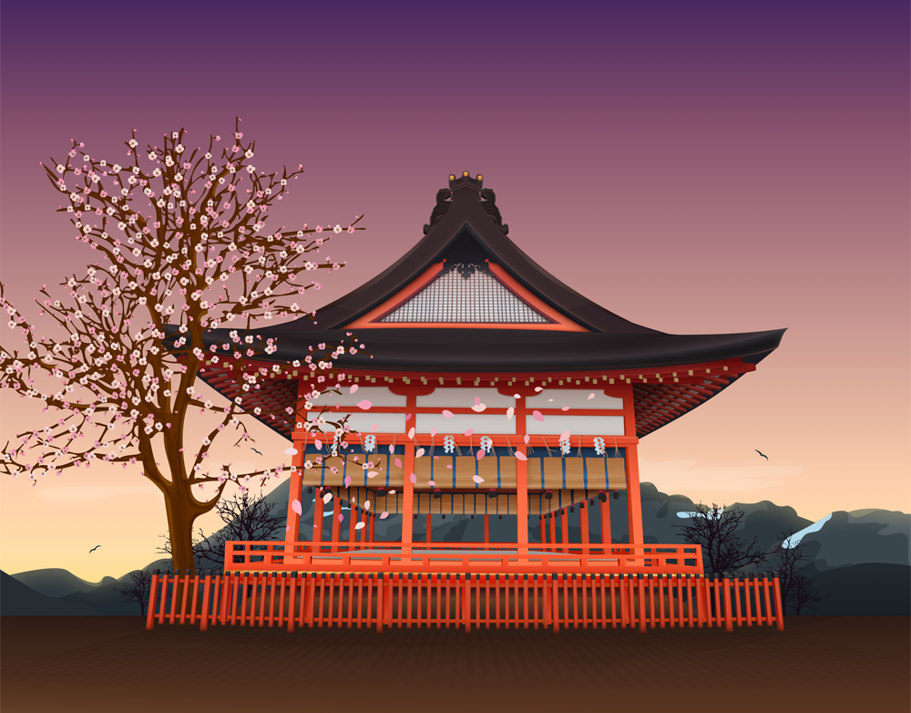 Temple Illustration