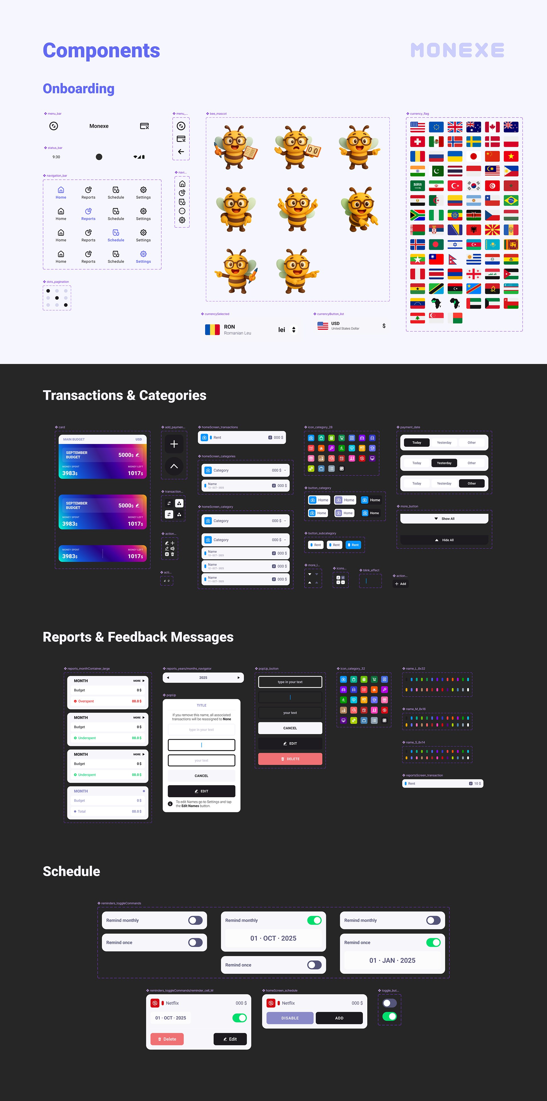 Monexe — UI components