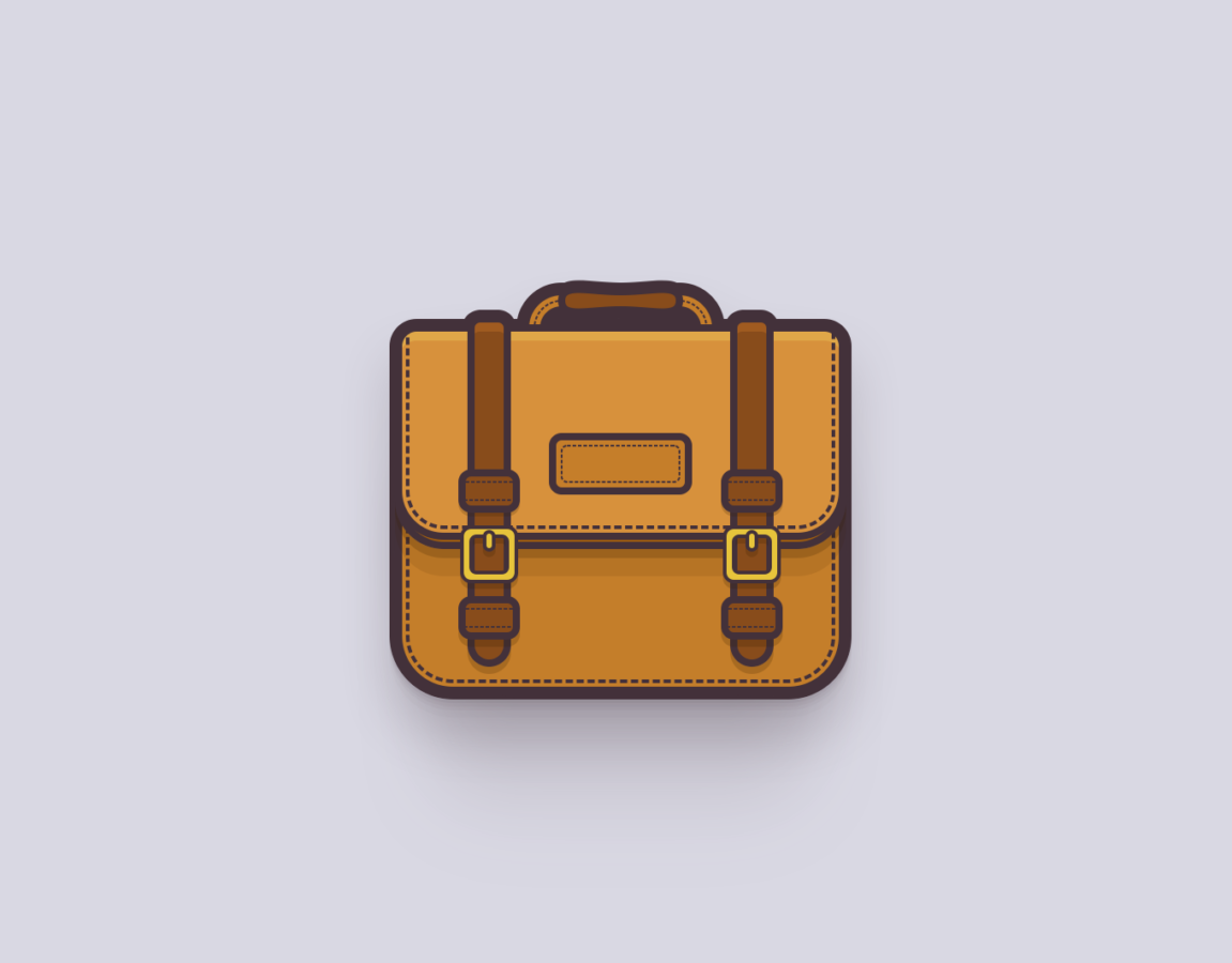 Vintage Suitcase Icon