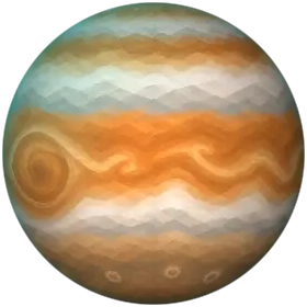 Jupiter rotating — looping animation