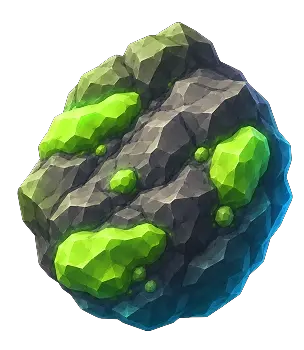 Green fuel crystal animation