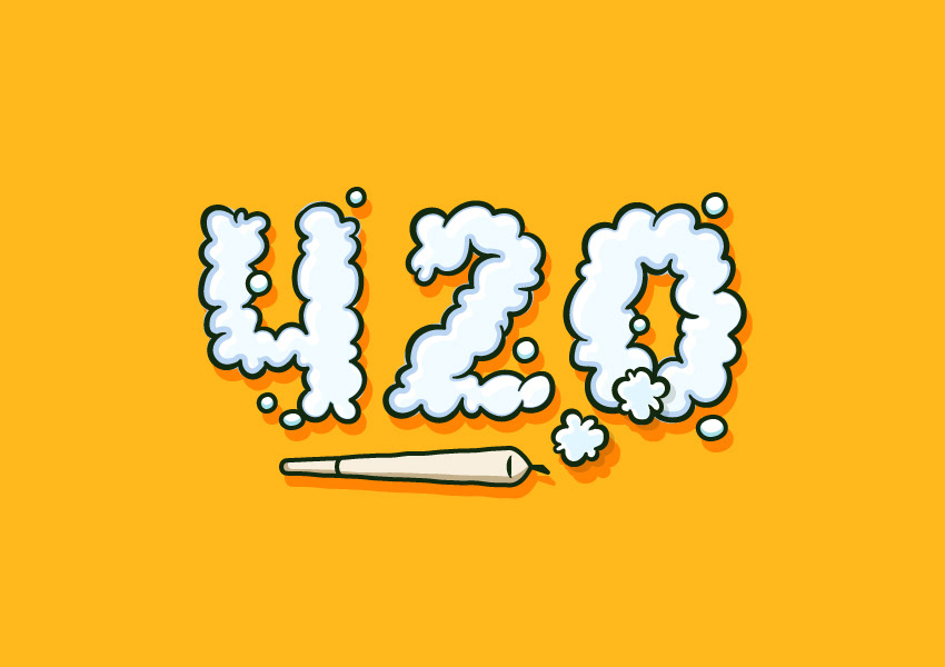 420 Smoke Illustration — Variation 1
