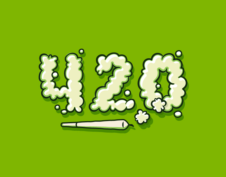 420 Smoke Illustration