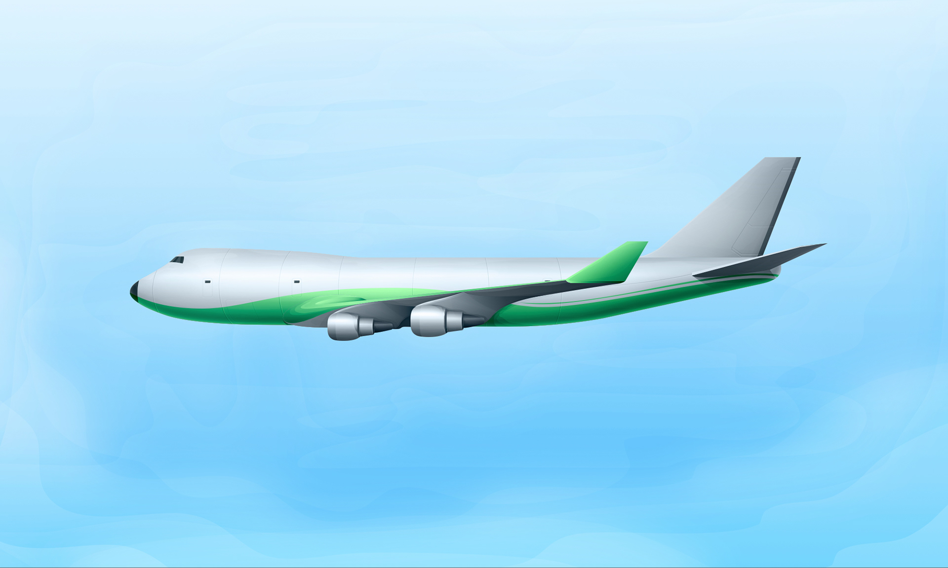 Airplane Illustration — Variation 1