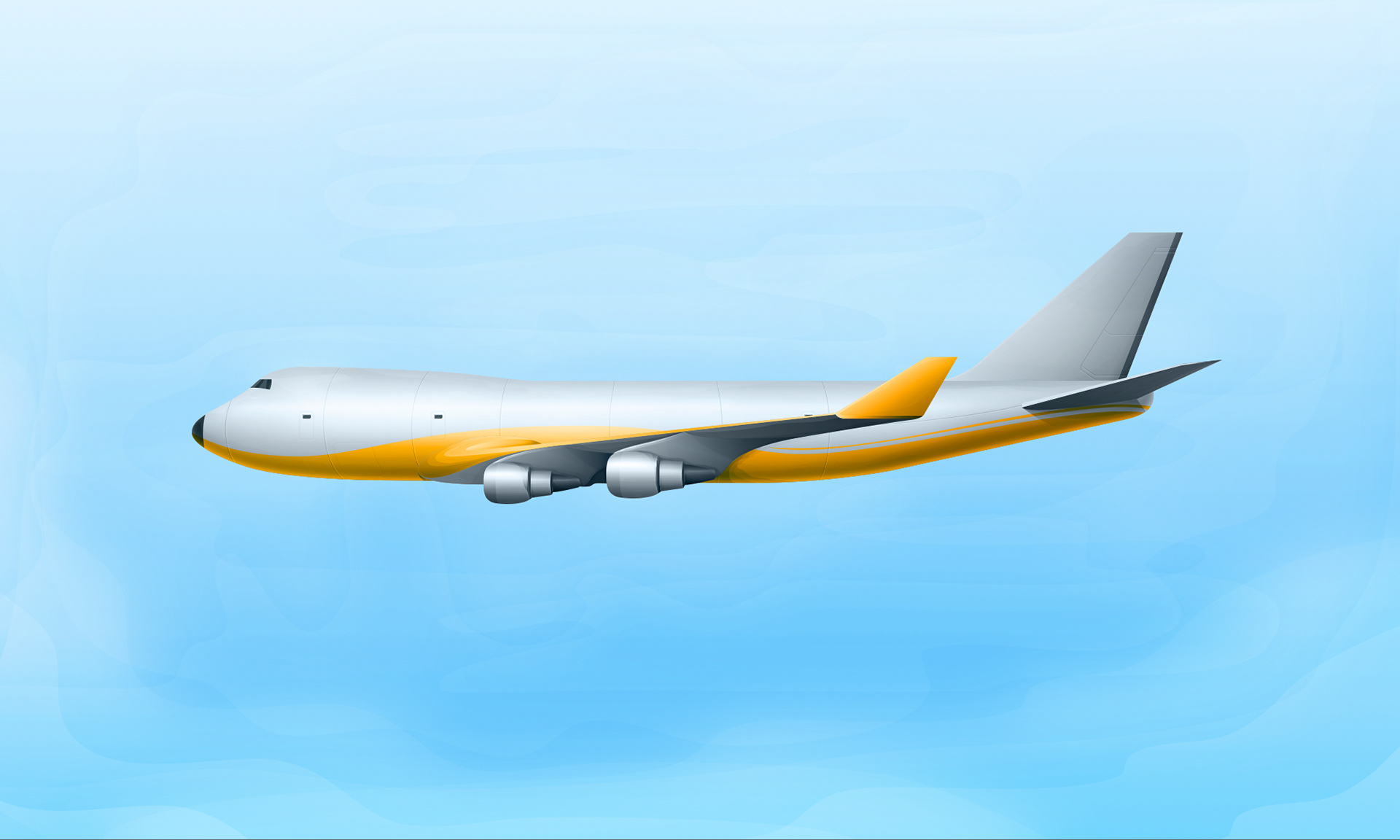 Airplane Illustration — Variation 2