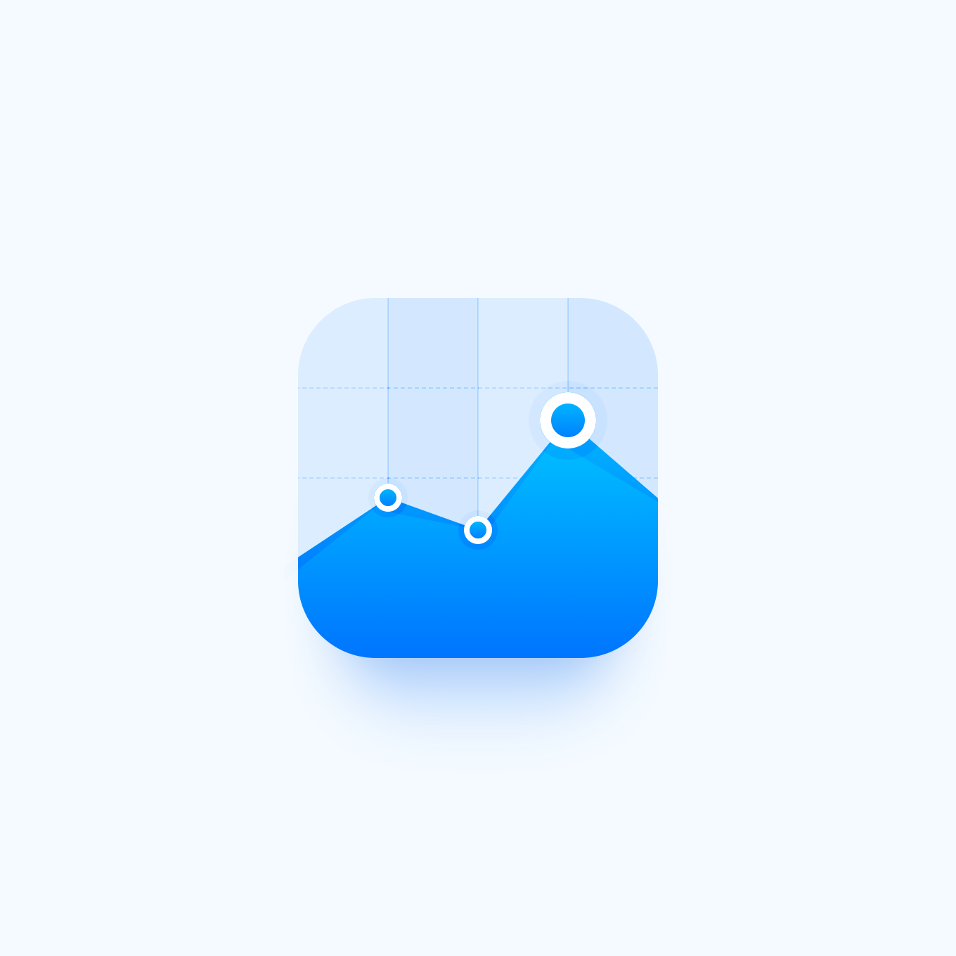 Analytics App Icon — Variation 1