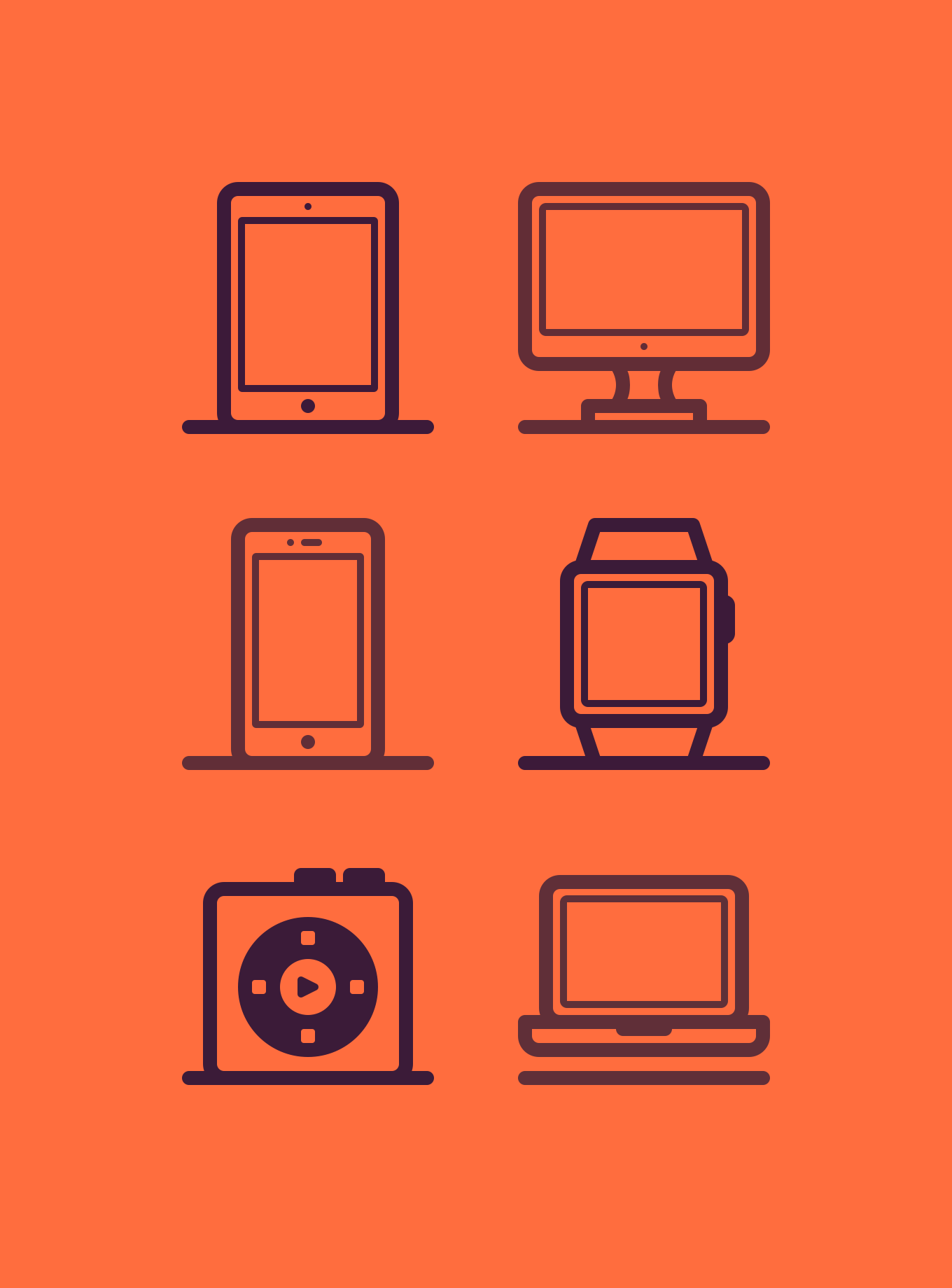 Apple Devices Icons — Variation 3