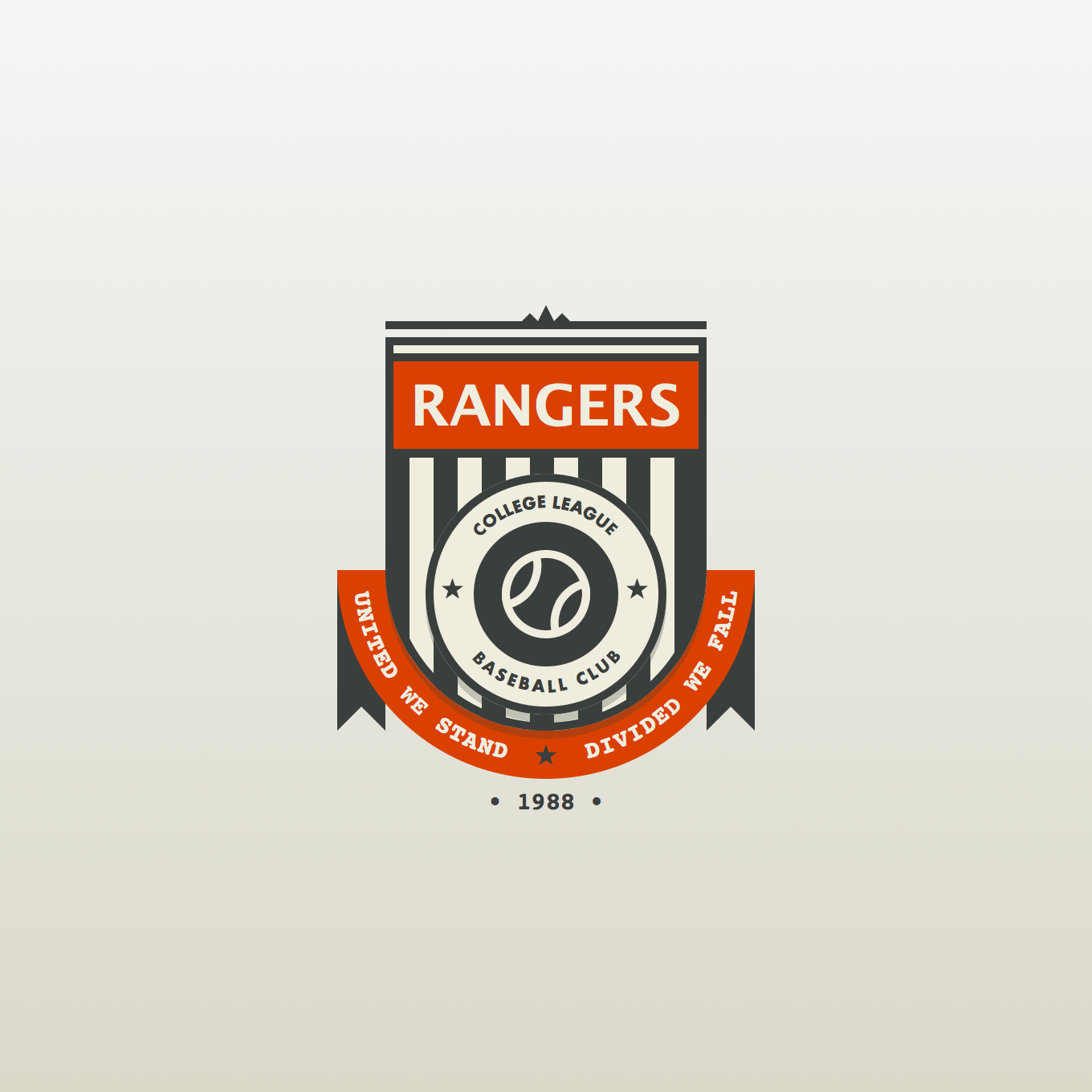 Baseball Club Badge — Variation 2