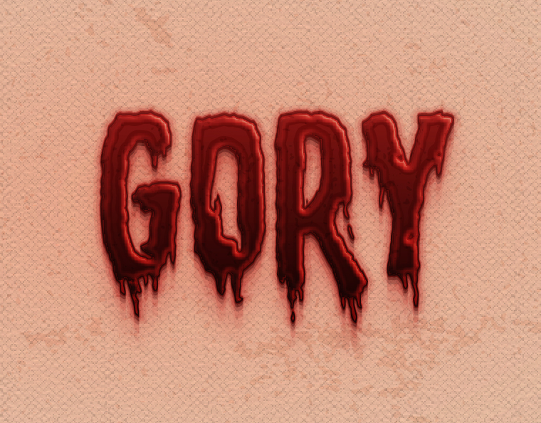 Blood Text Effect