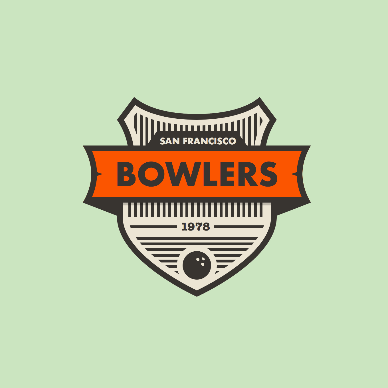 Bowling Club Badge — Variation 2