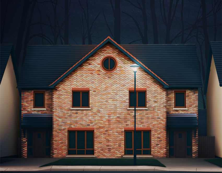 Brick House Illustration