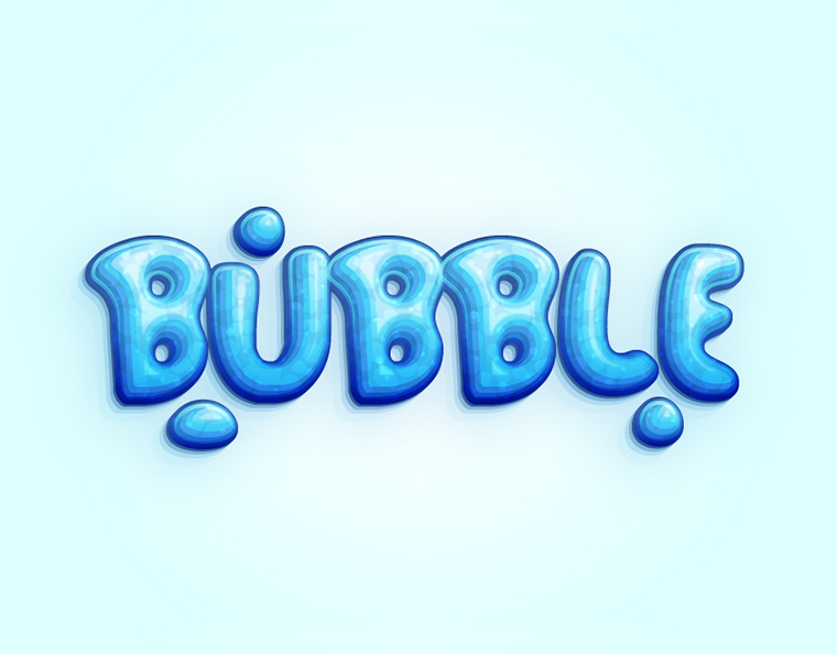 Bubble Text Effect