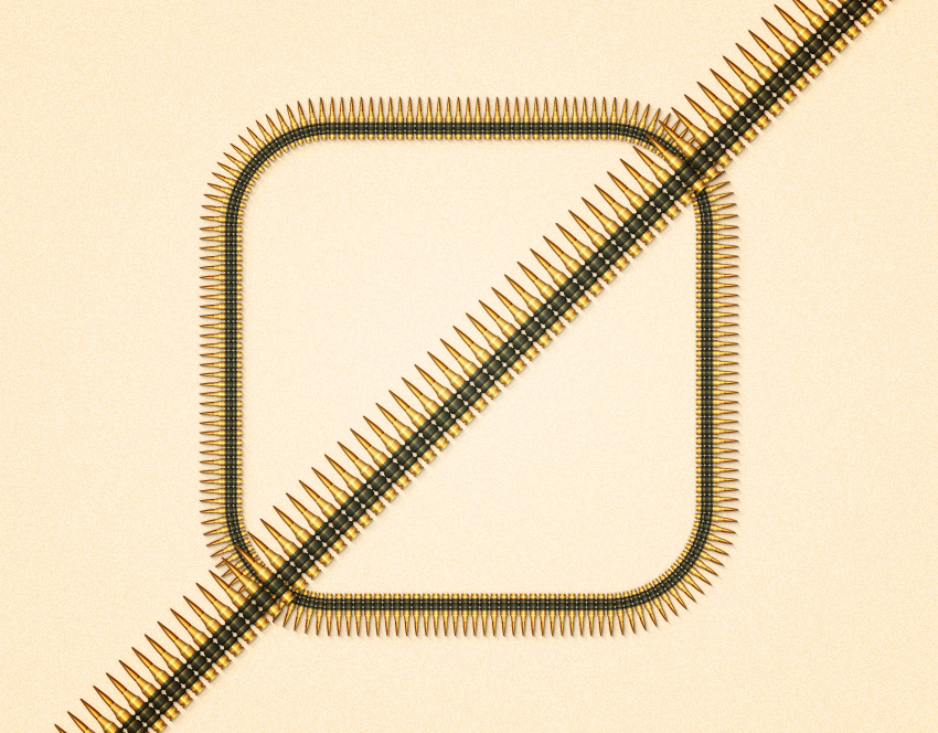 Bullet Chain Pattern Brush