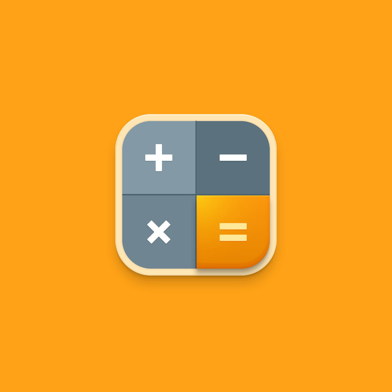 Calculator App Icon — Variation 3