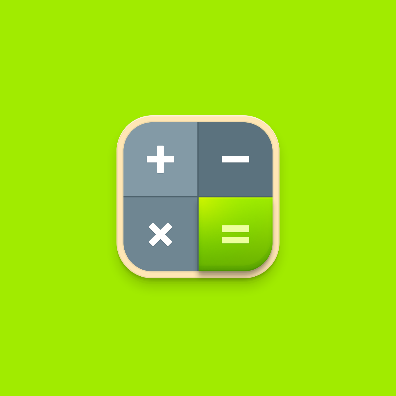 Calculator App Icon — Variation 1