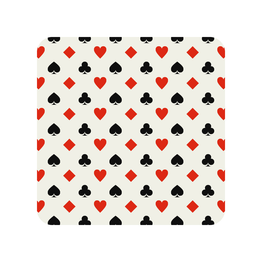 Card Suits Pattern — Variation 1