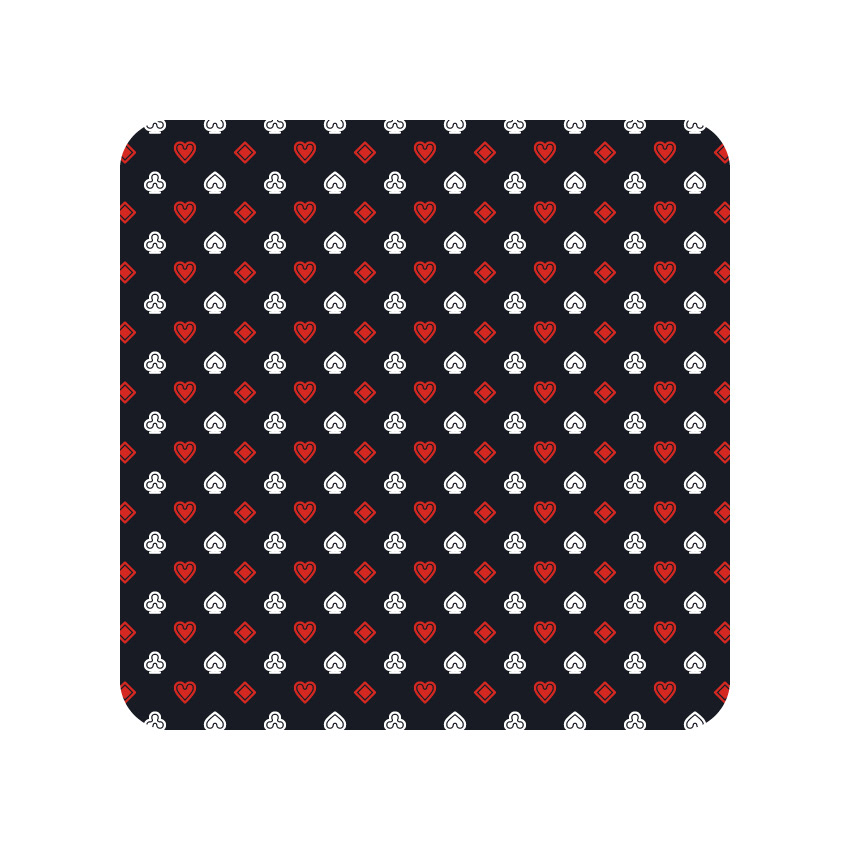 Card Suits Pattern — Variation 8