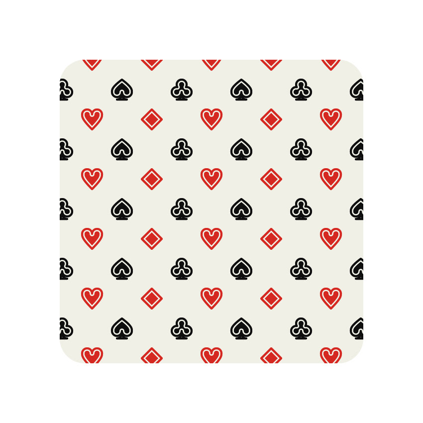 Card Suits Pattern — Variation 1