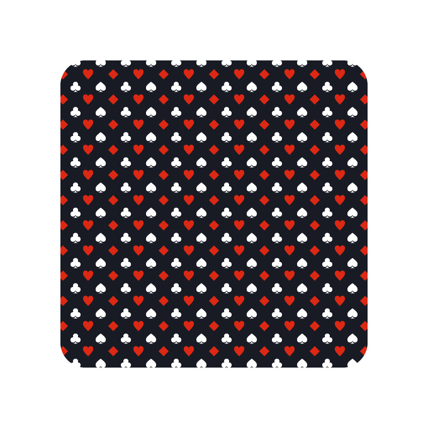 Card Suits Pattern — Variation 5