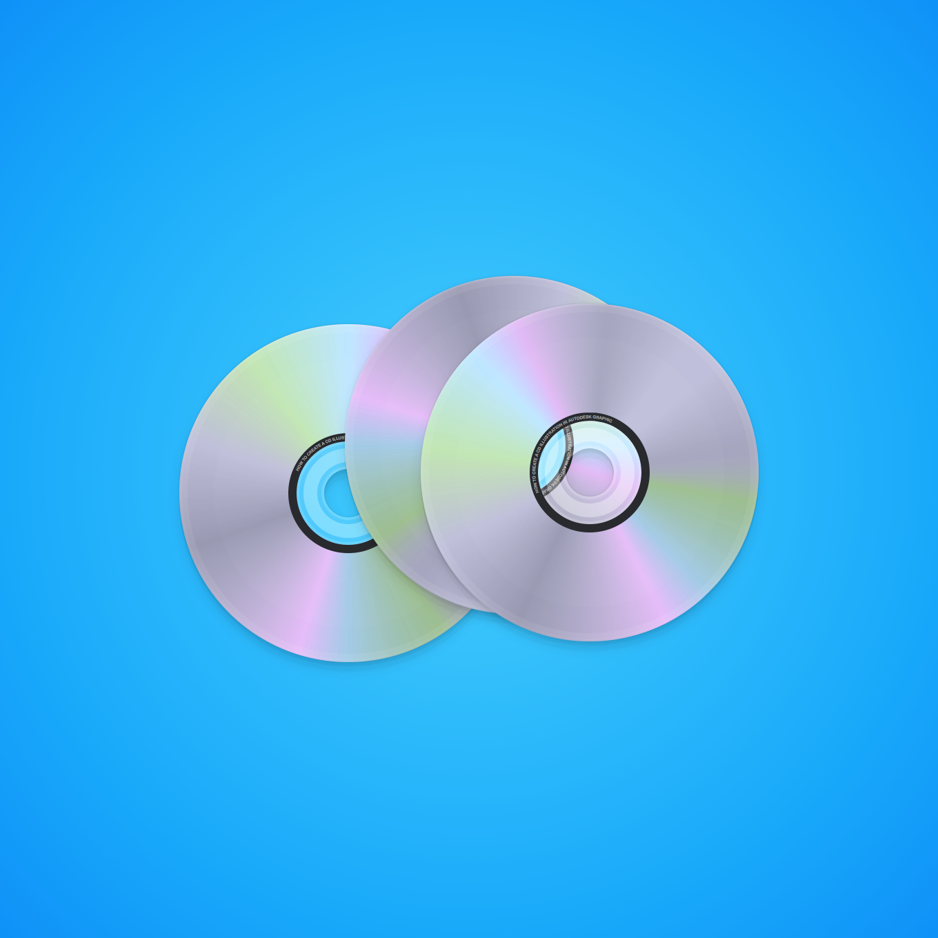 CDs Illustration — Variation 1