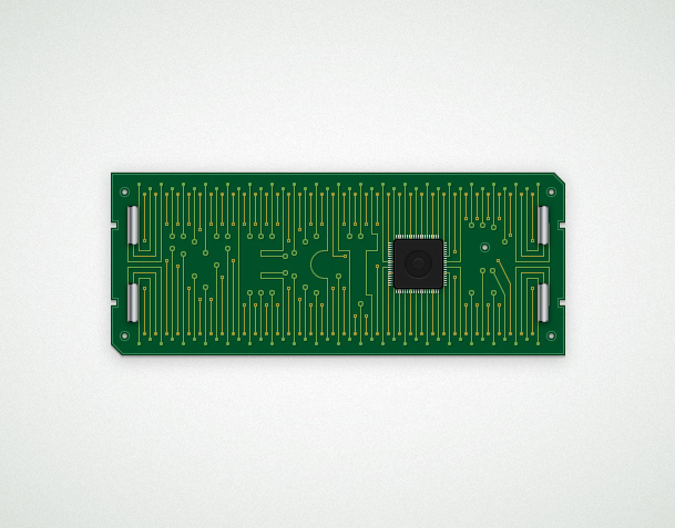 Circuit Board Text Effect