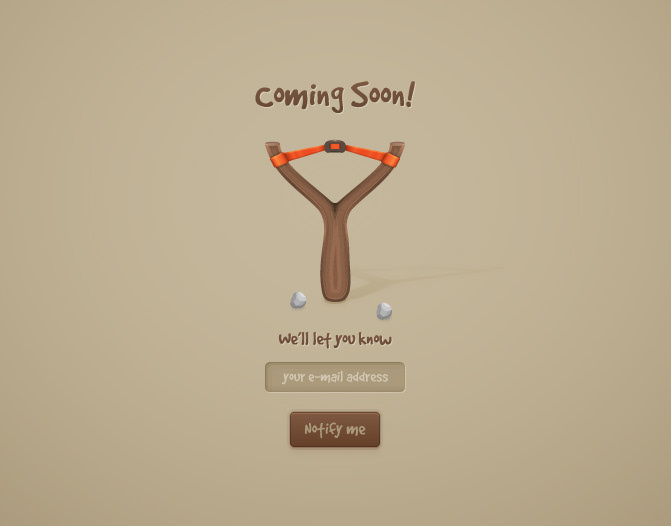 Coming Soon Web Page Design