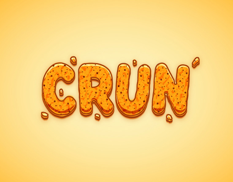 Crunchy Text Effect