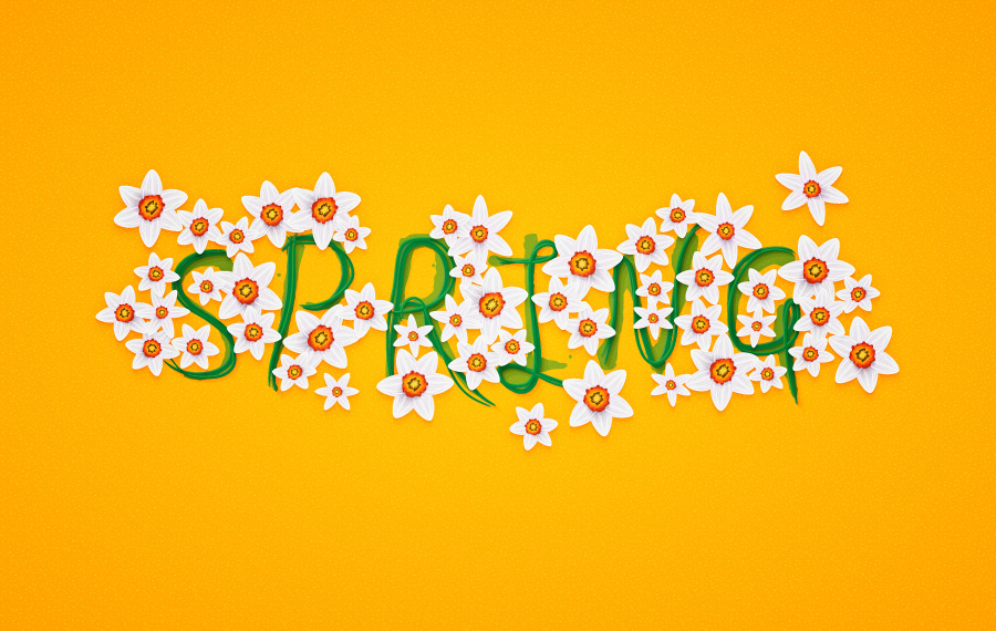 Daffodil Text Effect — Variation 1