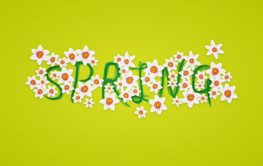 Daffodil Text Effect — Variation 2