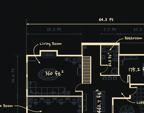 Dark Floor Plan