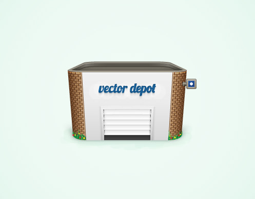 Depot Building Icon