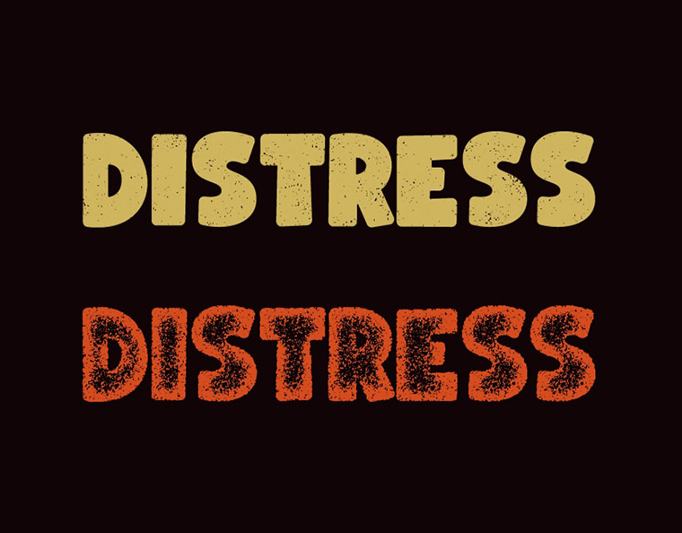 Distressed Text Effect
