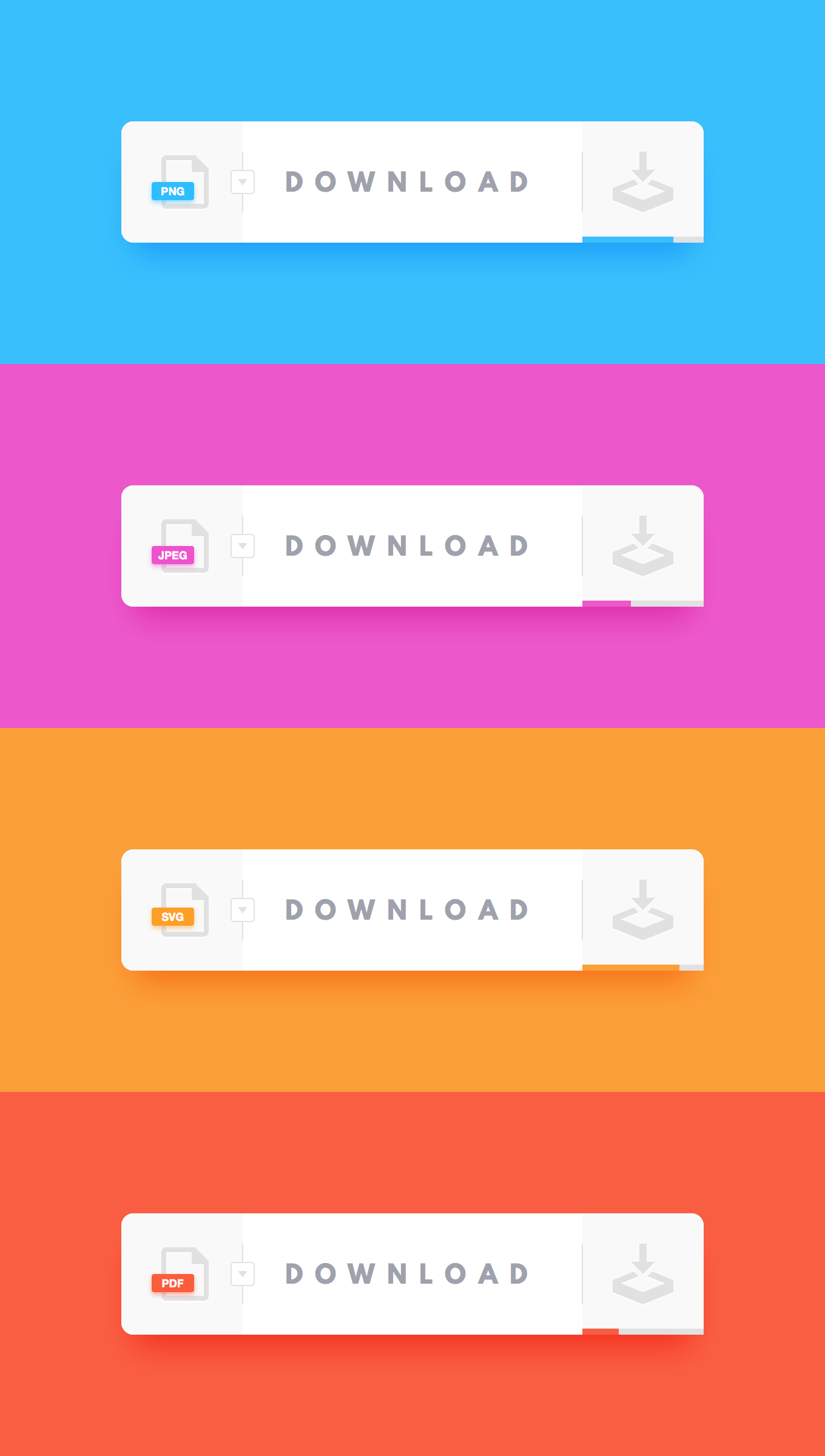 Download Buttons — Variation 1
