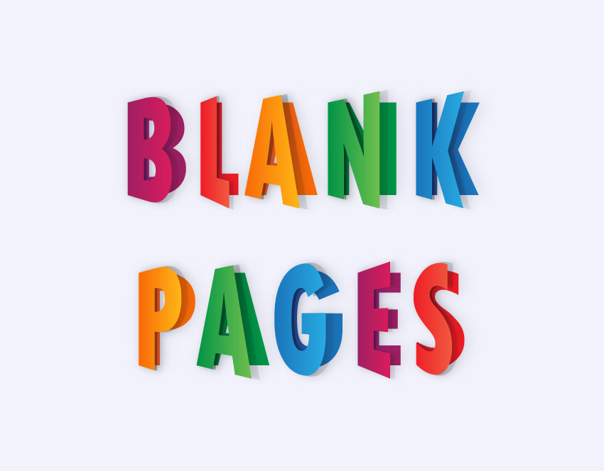 Folded Text Effect