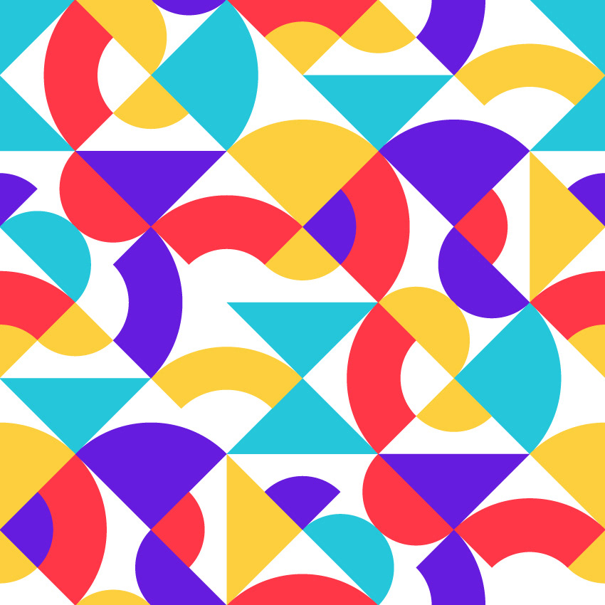 Geometric Vector Pattern — Variation 1