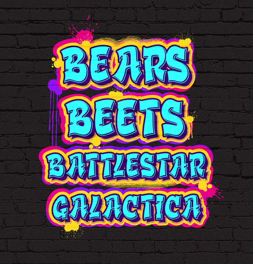 Graffiti Text Effect — Variation 1