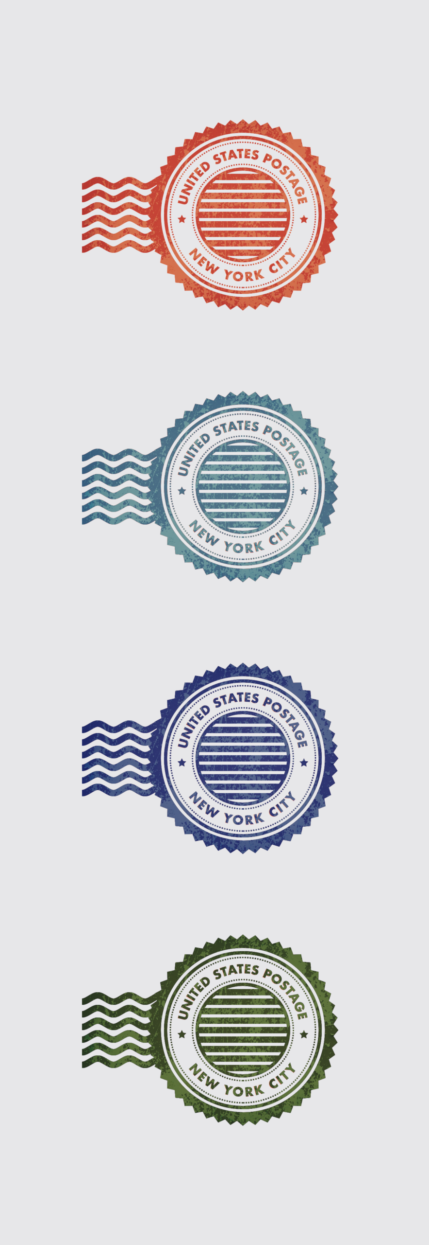Grunge Stamp Illustration — Variation 2