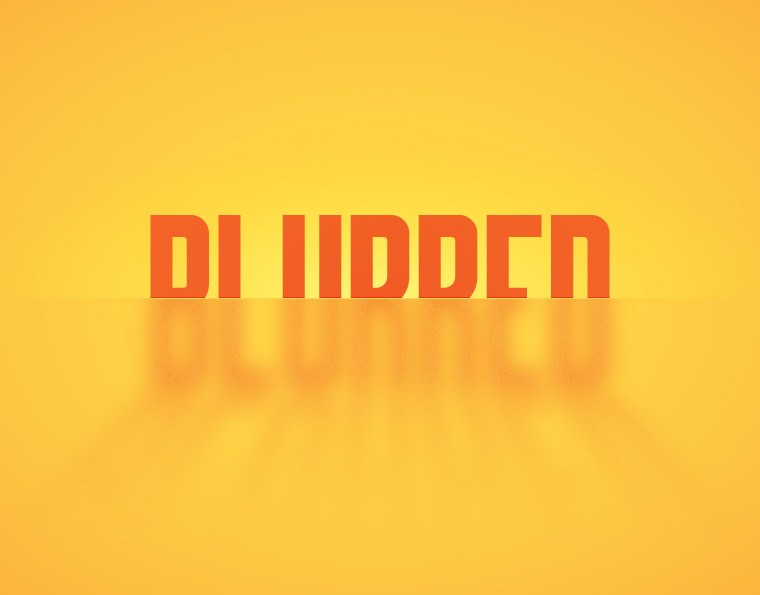 Half Blurred Text Effect