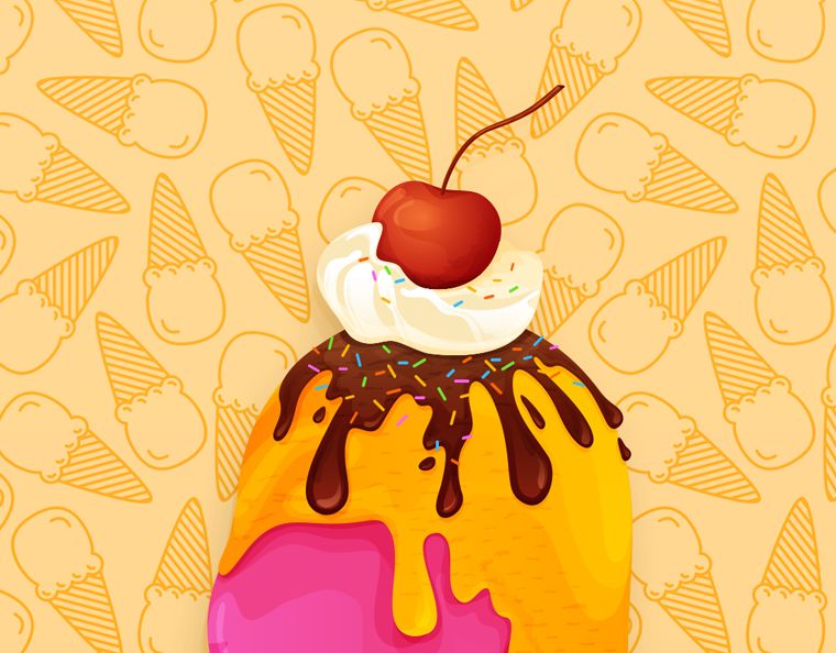 Ice Cream Illustration
