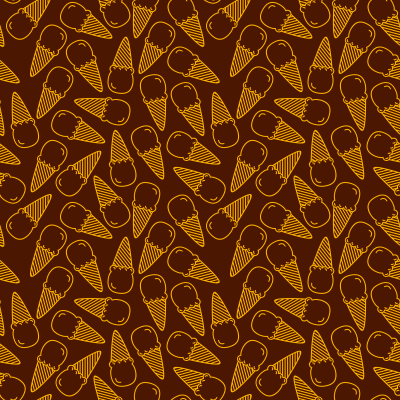 Ice Cream Pattern — Variation 4