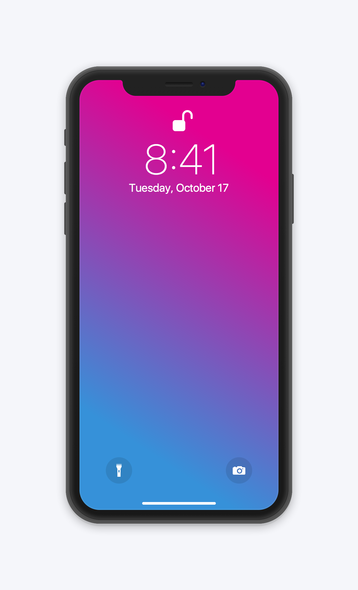iPhone X Illustration — Variation 1
