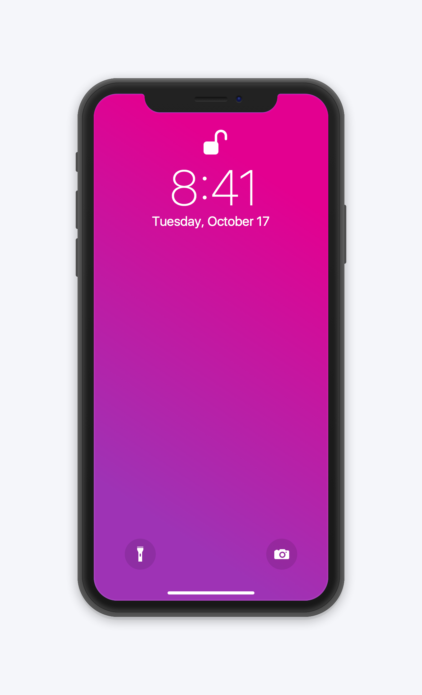 iPhone X Illustration — Variation 3