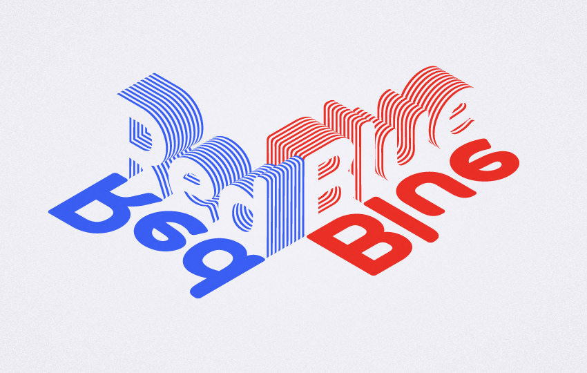 Isometric Layered Text Effect — Variation 3