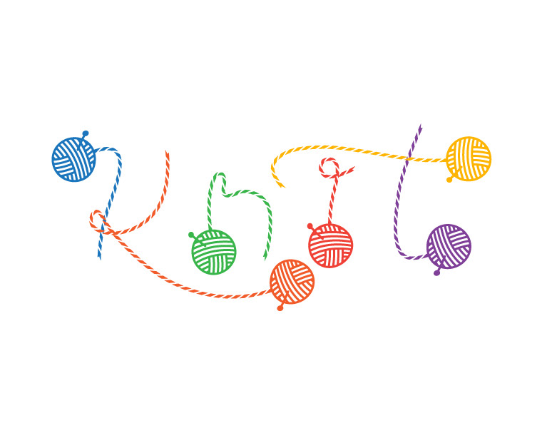 Knitting Themed Text Effect
