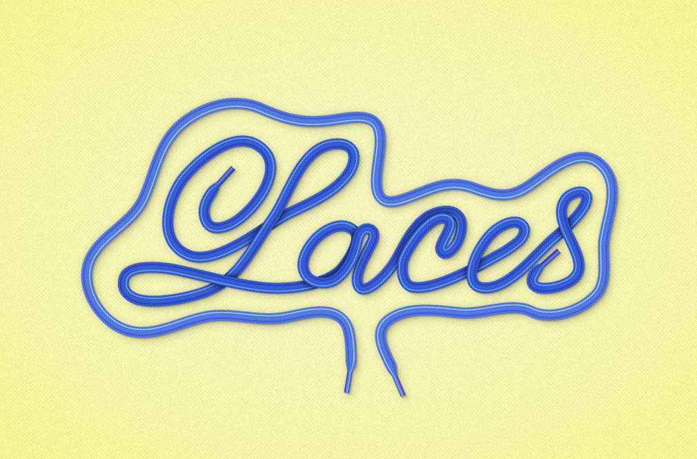 Laces Text Effect — Variation 1