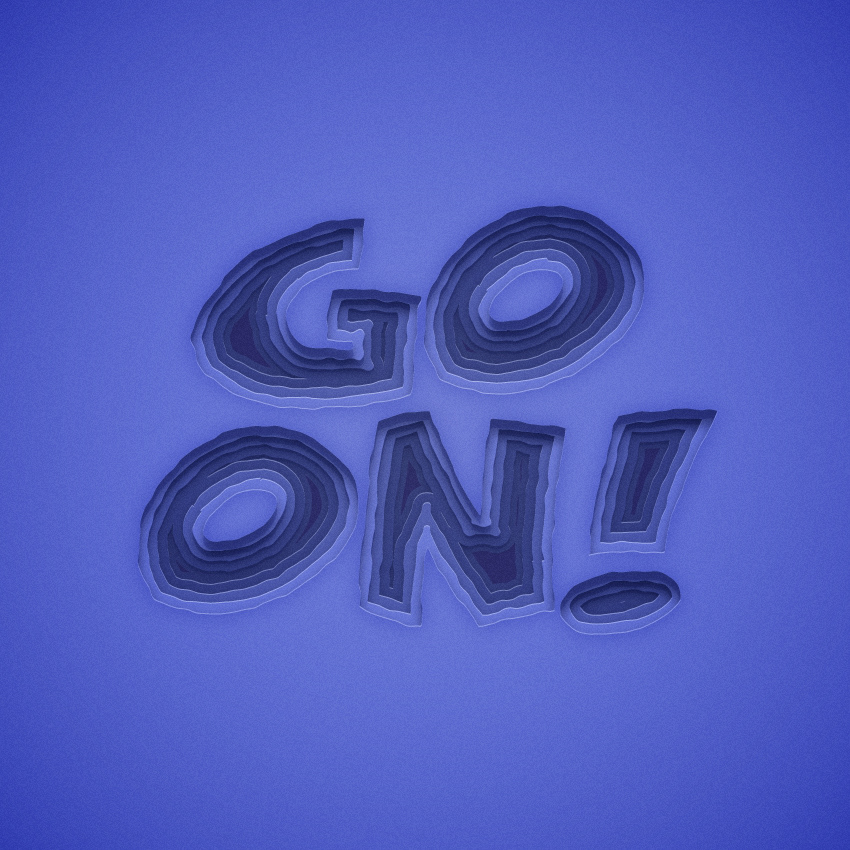 Layered Paper Art Text Effect — Variation 1