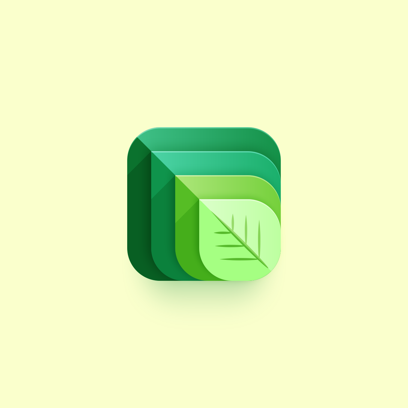 Leaf App Icon — Variation 1