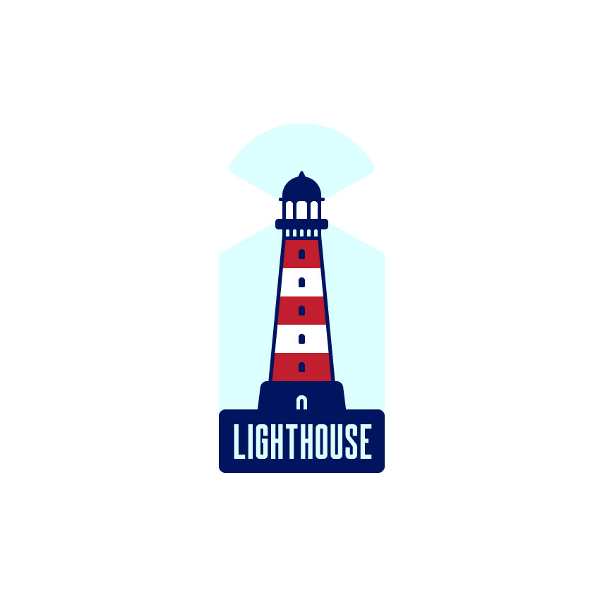 Lighthouse Logo — Variation 4