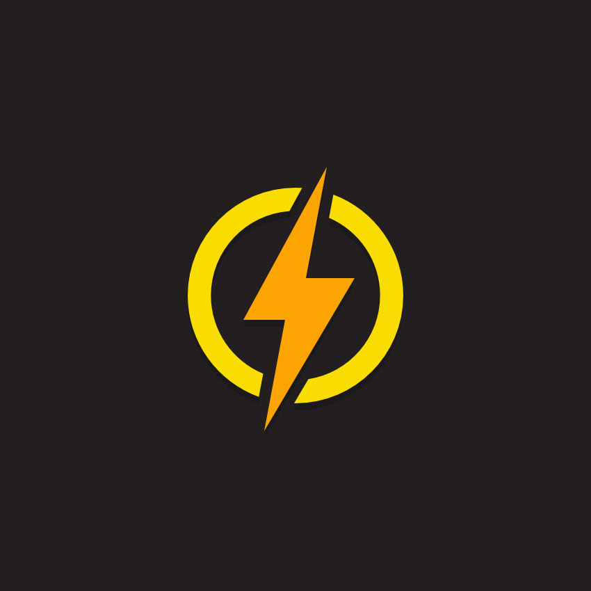 Lightning Bolt Logo — Variation 1