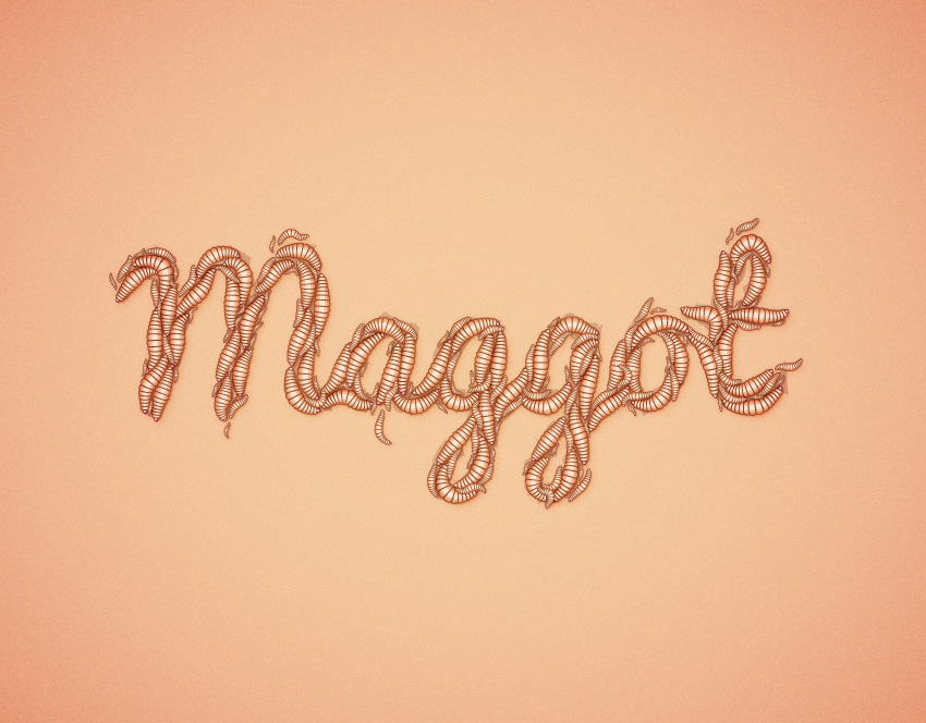 Maggot Text Effect
